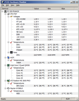 MSI Afterburner主界面 - 超频控制面板